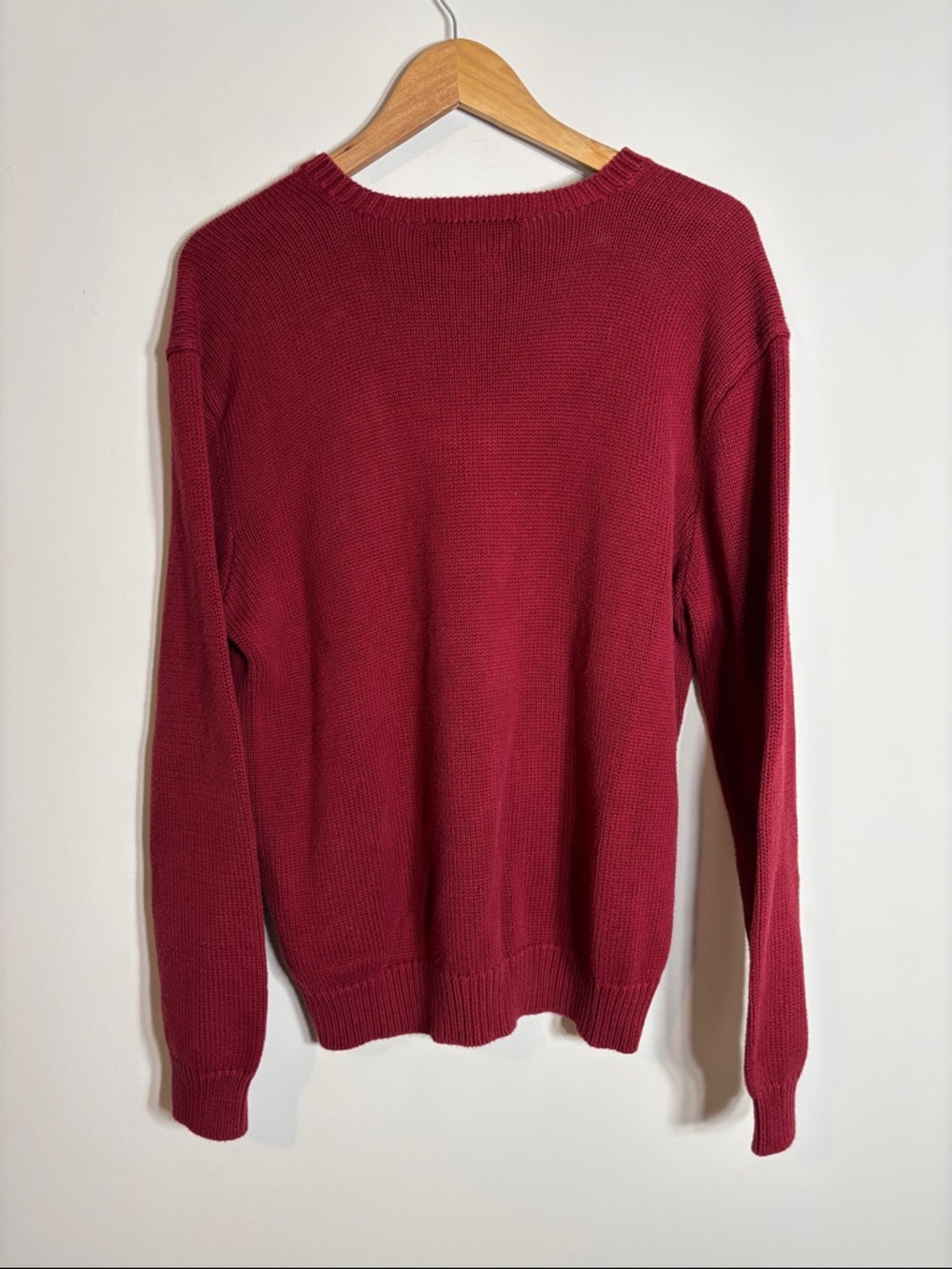 Vintage Polo Ralph Lauren Knit Sweater Cotton Large - Picture 3 of 3